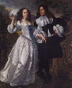 Bartholomeus van der Helst Portrat eines Patrizierpaares oil